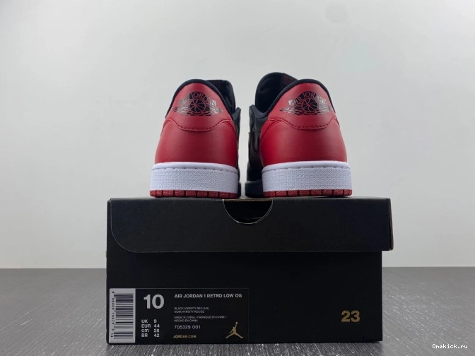 One Kick Low Bred 1 Air Retro 705329-001 Jordan 0809